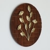 W-Arkar Abstract Metal Wall Decor in Gold Set of 1