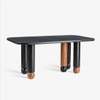 Noto Marble Dining Table in Black Colour