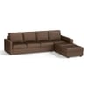 Apollo Compact Sofa (Colour : Mocha, Cushion : Soft, Back Type : Regular, Seating Capacity : Right Aligned 3 Seater + Right Aligned Chaise)