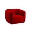 Rosa Fabric Sofa (Red)
