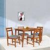 atar solid wood  4 seater Dining table in  Provincial Teak