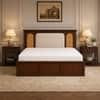Virasat Solid Wood Comfort King Bed Box Storage Provincial Teak Finish Mattress 72 x 78 Inches