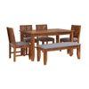 Alaca Six Dining Set With Bench