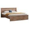 Davis Engineered Wood Queen Size Non Storage Bed In Classic Walnut Finish