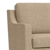 Abbey 2 Seater Fabric Sofa In Sandshell Beige Colour