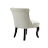 Grenier Fabric Slipper Chair in Off-White Color