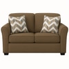 Sehran 2 Seater Sofa In Fabric Brown Color