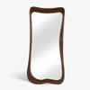 Mehraab Solid Wood Floor Mirror in Brown Colour