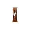 Disperse Wooden Table Lamp with Brown Base