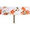 Multicolor cotton with Metal Gold Table Lamp