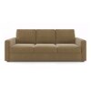 Apollo Sofa Set (Colour : Fawn Velvet, Cushion : Hard, Back Type : Regular, Seater : 3+2+1)