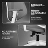 Kepler Brooks Pulse MB Office Desk Chair in White Grey Colour