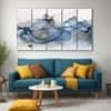 The Castle Decor Nature Art Wall Painting Wooden Framed 27x48 Inch (Style 14)