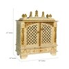 D'Dass Sheesham and Mdf Wooden Home Temple For Pooja Mandir For Home