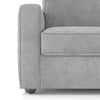 Apollo Compact High Back 1 Seater Fabric Sofa in Granite Weave Colour