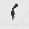 Gotham LED Garden Spike Spotlight in Black Finish
