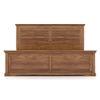 Tuscany Solid Wood King Size Non Storage Bed In Latin American Teak Finish
