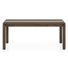 Atlas Crest Storage Solid Wood Dining Table With 6 Reed Cane Chairs (Finish : Danish Walnut, Chair Colour : Macadamia Brown Hopsack Weave)