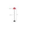 Tory Black Cotton Shade Floor Lamp