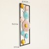 W-Jenna Abstract Metal Wall Decor in Multicolor Set of 1