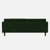 Tharoli Velvet 3 Seater Sofa in Green Colour