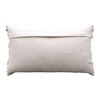 Grey Sequinned And Fringed Lumbar Cushion Cover