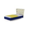 Doodle Engineered Wood Bed in Royal Blue Colour