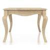 Helena Rectangular Solid Wood Coffee Table In White Finish