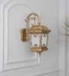 CHAPEL Antique Gold Decorative Aluminium Outdoor Wall Lamp