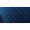 Ruba Solid Wood Accent Chair in Navy Blue Colour