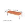 Hamilton Solid Wood Maachi Bench In Orange Canning