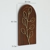 W-Abril Abstract Metal Wall Decor in Gold Set of 1