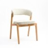 Harbor Solid Wood Dining Chair in Beige Colour