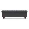 Winchester Essential 4 Seater Fabric Sofa in Steel Colour