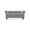 Winchester Essential 2 Seater Fabric Sofa In Granite Weave