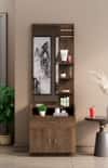 Hexa Red Engineered Wood Dressing Table in Flower Wenge Colour