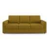 Apollo 3 Seater Fabric Sofa in Olive Green Colour