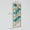 W-Terry Abstract Metal Wall Decor in Multicolor Set of 1