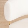 Buda Fabric Lounge Chair in Gold Colour