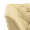 Weston 1 Seater Half Leather Sofa in Cream Colour