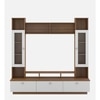 Janet TV Unit in Exotic Teak Finish
