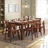Gordon Solid Wood Dining Chair Set Of 1 In Teak Finish