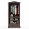 Alexandra Wardrobe in Danish Walnut Finish