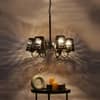 Devansh Solid Wood Electric Wall Light in Multi Colour with Multi Shade Count of 1 Light