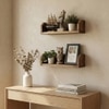 Diego Wooden Wall Shelf Organiser