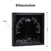 Delhi Skyline Printed Wooden Wall Clock – Urban Cityscape Wall Décor