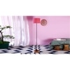Estelle Pink Cotton Shade Floor Lamp