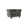 Winchester Sofa Set (Colour : Ash Grey Velvet , Seater : 4+2+1+1)