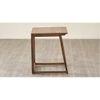 Dresden Solid Wood Side Table in  Natural Finish