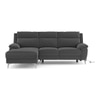 Emila Left Aligned Three Seater Sectional Recliner in Grey Colour